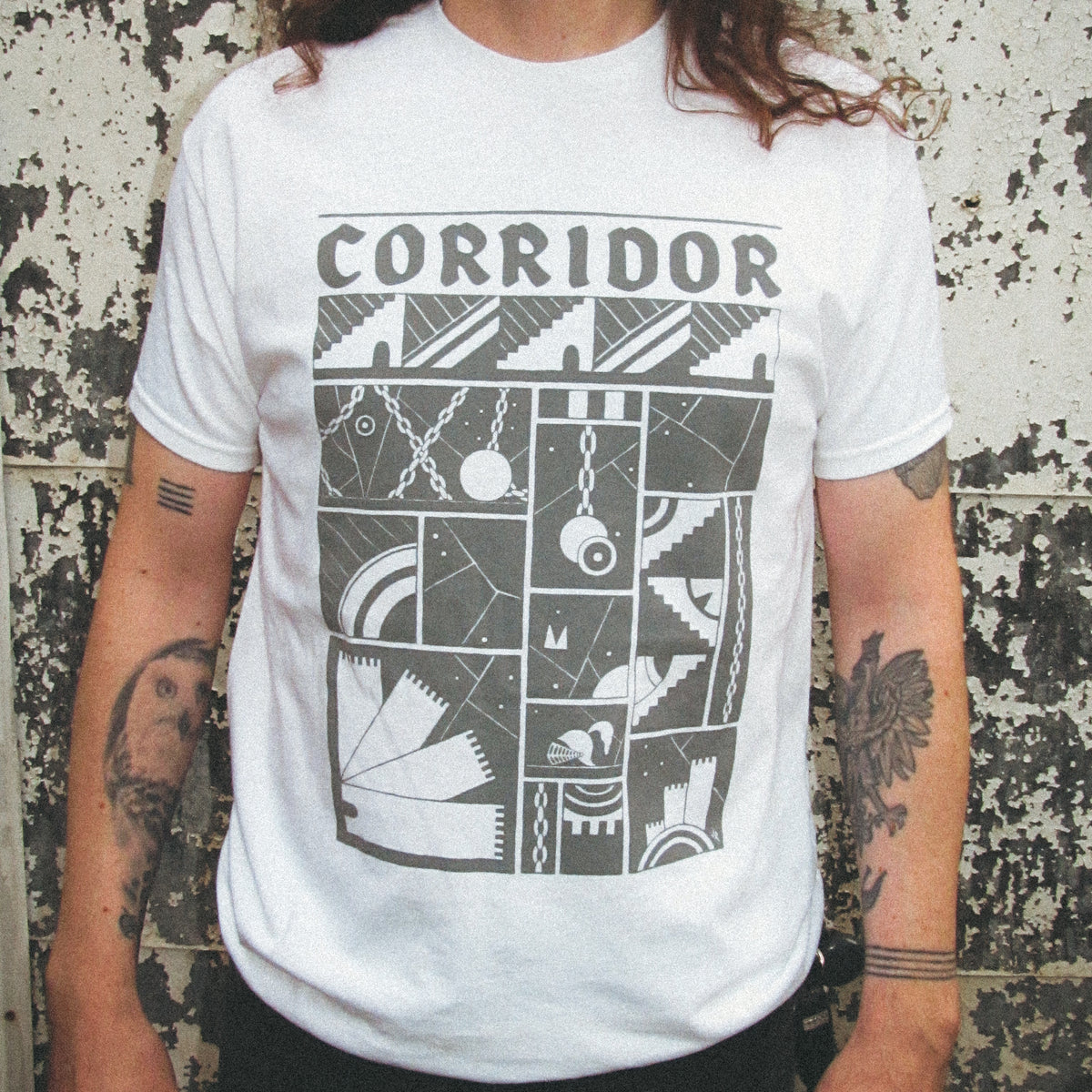 T-Shirt - Supermercado (Grey on White)